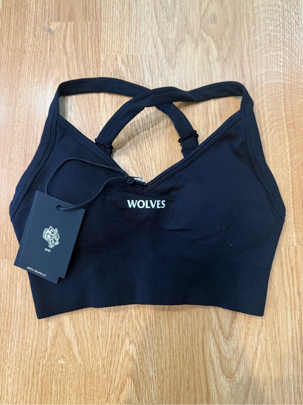 NWT Darc Sport Hardcore Everson Seamless Sierra Sports Bra Black Small